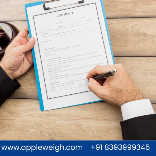 Weighbridge legal stamping